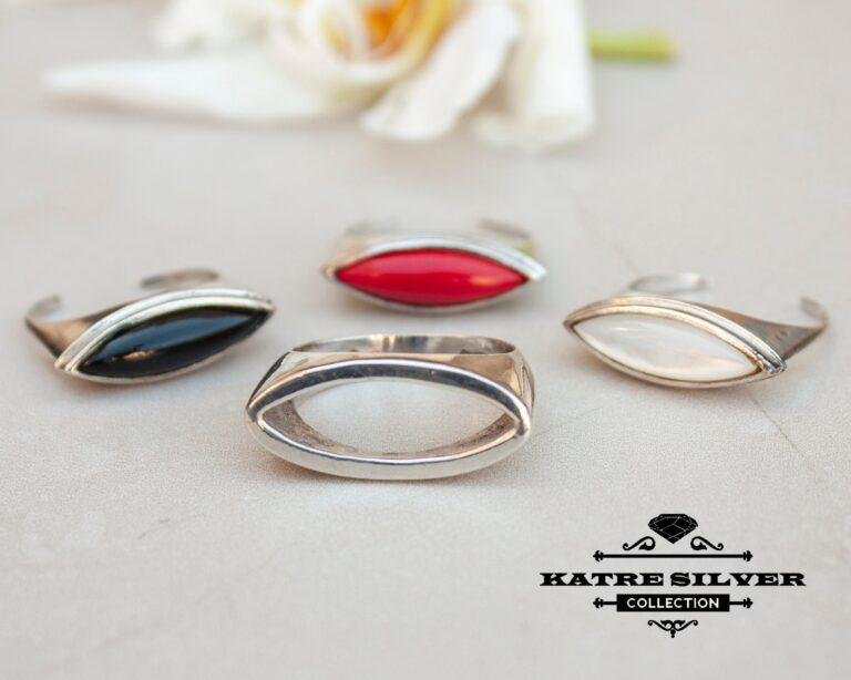 Unique Interchangeable Ring Womens Ring Red Ring Black Ring White Ring Jewelry White Ring Red Ring Black Ring of Womens Silver Jewelry
