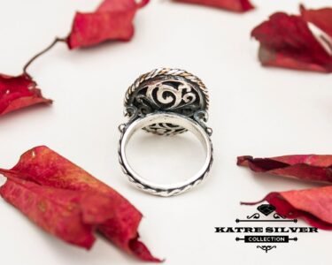 Raw Ruby Ring, Natural Ruby Rings, Oval Ruby Ring, Ruby Ring Silver, Silver Ruby Ring, Red Ruby Ring, Ruby Jewelry, Statement Ring, Red Ring - Image 7