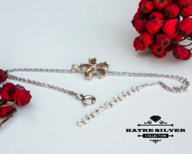 Turkish Diaspore Flower Bracelet, Turkish Bracelet, Flower Bracelet, Flower Jewelry, Floral Bracelet, Silver Bracelet, Summer Bracelet - Image 6