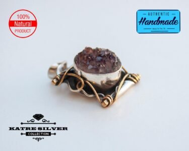 Raw Amethyst Pendant, Rough Amethyst, Raw Amethyst, Amethyst Pendant, Amethyst Jewelry, Purple Pendant, Amethyst Gemstone, Silver Pendant - Image 8