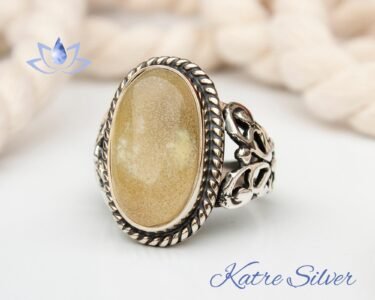 Precious Rare Yellow Amber, Baltic Amber Ring, Man Silver Large Amber Stone Ring, Hand Made Ring, 925k Sterling Silver, Gift for Him - Image 5