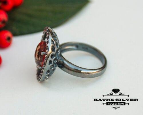Sultanite Color Change Ring, Turkish Ring, Handmade Woman Ring, Womens Silver Ring, Handmade Silver Ring, Woman Silver Ring, Solitaire Ring - Image 7