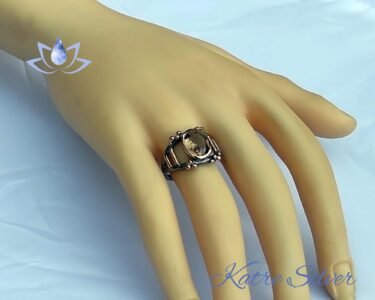 Diaspore Ring Silver 925 – Handmade Turkish Color Changing Gemstone Solitaire Statement Ring Gift for Her - Image 6