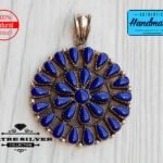 Unique Blue, Silver Necklace, Perfect Lapis Lazuli Handmade Master Craft Pendant Gods Gemstone Healing Chakras Reiki Stone