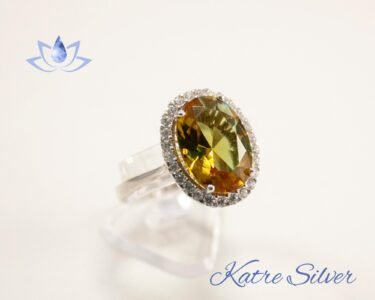 Best Color Changing Sultanite Halo Ring 925 Sterling Silver – Handmade Diaspore Engagement Promise Ring, Turkish Gemstone Gift for Her - Image 3