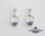 Tiny Evil Eye Stud, Dainty Evil Eye Studs, Evil Eye Earrings, Minimal Earrings, Evil Eye Jewelry, Dainty Earrings, Delicate Earrings - Image 8
