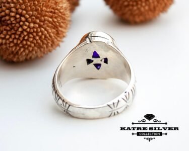 Best Amethyst Ring for Men 925 Sterling Silver – Purple Gemstone Ottoman Ring, Handmade Turkish Statement Jewelry Gift for Him - Image 7