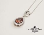 Diaspore Color Change Pendant, Teardrop Cut, Fancy Necklace, Teardrop Charm, Teardrop Necklace, Boho Necklace, Everyday Necklace, Teardrop - Image 4