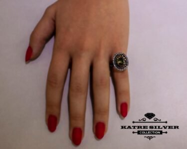 Sultanite Color Change Ring, Turkish Ring, Handmade Woman Ring, Womens Silver Ring, Handmade Silver Ring, Woman Silver Ring, Solitaire Ring - Image 2