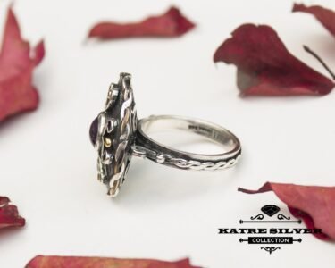 Genuine Ruby Ring, July Birthstone Ring, July Ring, Natural Ruby Ring, Ruby Silver Ring, Red Gemstone Ring, Ruby Jewelry, Red Ring - Image 5