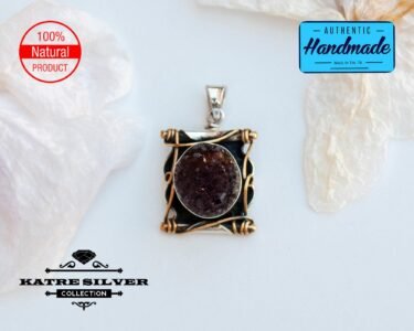 Raw Amethyst Pendant, Rough Amethyst, Raw Amethyst, Amethyst Pendant, Amethyst Jewelry, Purple Pendant, Amethyst Gemstone, Silver Pendant - Image 3