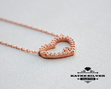 Tiny Heart Necklace, Dainty Heart, Heart Necklace, Heart Pendant, Heart Jewelry, Love Necklace, Silver Heart Pendant, Gold Heart Necklace - Image 5