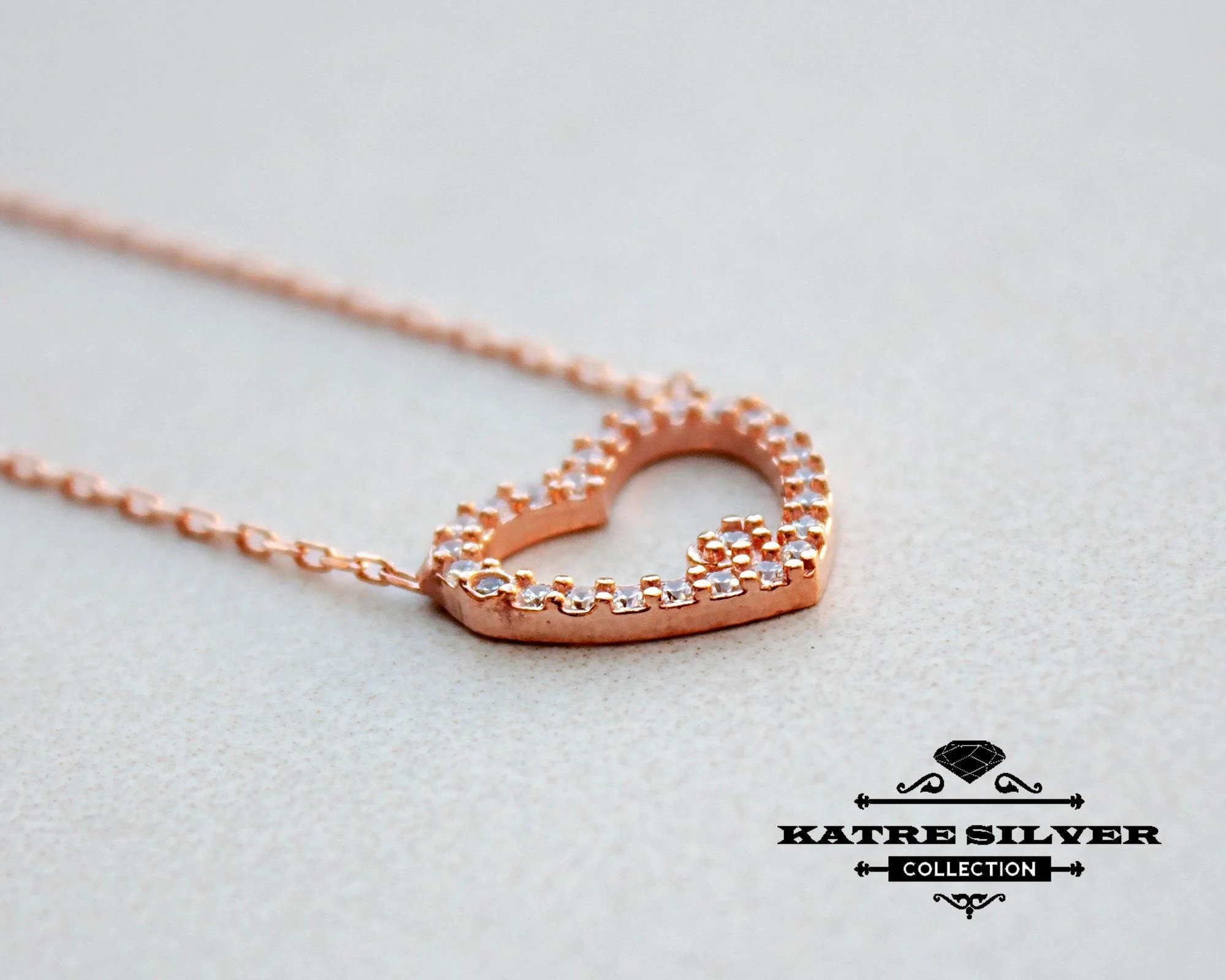 Tiny Heart Necklace, Dainty Heart, Heart Necklace, Heart Pendant, Heart Jewelry, Love Necklace, Silver Heart Pendant, Gold Heart Necklace - Image 5