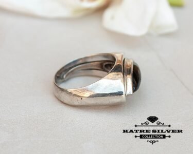 Best Interchangeable Ring for Women 925 Sterling Silver – Red Black White Stone Ring, Handmade Multi Color Statement Jewelry Gift for Her - Image 8