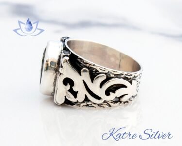 Best Lemon Quartz Ring 925 Sterling Silver – Yellow Gemstone Cocktail Ring, Handmade Statement Jewelry Gift for Men Women - Image 6