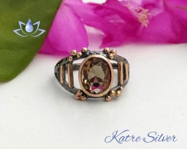 Diaspore Ring Silver 925 – Handmade Turkish Color Changing Gemstone Solitaire Statement Ring Gift for Her - Image 7