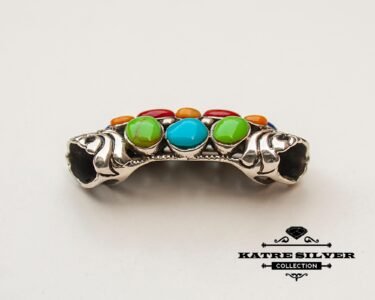 Best Multistone Pendant 925 Sterling Silver – Colorful Gemstone Necklace, Handmade Vintage One of a Kind Jewelry Gift for Her - Image 5