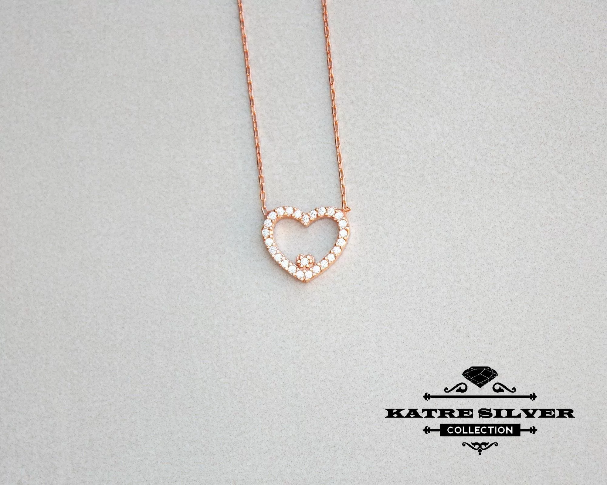 Tiny Heart Necklace, Dainty Heart, Heart Necklace, Heart Pendant, Heart Jewelry, Love Necklace, Silver Heart Pendant, Gold Heart Necklace - Image 4