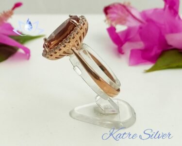 Color Changing Halo Ring, Turkish Diaspore, Turkish Ring Womens, Silver Promise Ring, Engagement Ring, Gift for Her - Image 9