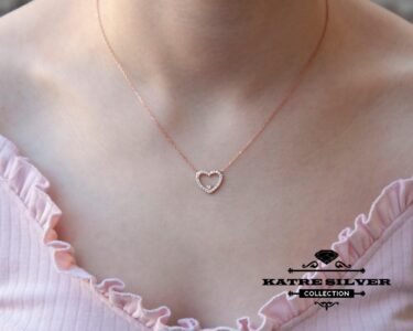 Tiny Heart Necklace, Dainty Heart, Heart Necklace, Heart Pendant, Heart Jewelry, Love Necklace, Silver Heart Pendant, Gold Heart Necklace - Image 2