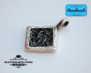 Wire Weave Pendant, Wire Wrap Pendant, Wire Wrapped, Wire Wrap Jewelry, Silver Pendant, Wire Wrap Necklace, Handmade Pendant, One of a Kind - Image 3