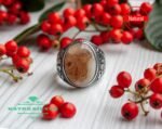 Unique Yemen Agate Mens Ring Sterling Silver Boho Jewelry Handcrafted Silver Rings Turkish Ring Authentic Piece of Mens Silver Jewelry - Image 3