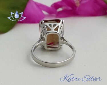 Color Change Sultanite Ring, Turkish Diaspore, Color Change Ring, 925 Silver Ring, Statement Ring, Solitaire Ring, Handmade Silver Ring - Image 9
