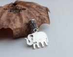 Marcasite Elephant, Marcasite Charm, Marcasite Pendant, Elephant Pendant, Silver Elephant, Animal Pendant, One of a Kind, Elephant Gift - Image 6