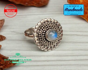 Unique Handmade Moonstone Ring Handmade Ring Women Ring White Stone Ring Designer Ring Moonstone Ring Gemstone Ring Moonstone Jewelry