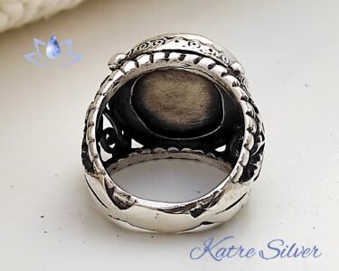 Mens Handmade Ring Turkish Handmade Silver Ottoman Mens Ring Yavuz Sultan Selim Seal Men Ring 925k Sterling Silver Gift for Him - Image 8