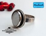 Handmade Women's Unique Moonstone Ring, Handmade Ring, Natural Moonstone, Moon Stone Ring, Designer Ring, Oval Moonstone Ring, Women Ring - Image 4