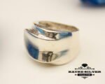 Shiny Silver Solid Ring, Shiny Silver Ring, Gift Item Ring, Shiny Ring, Stylish Ring, Heavy Ring, Summer Ring, Silver Solid Ring, Solid Ring - Image 5