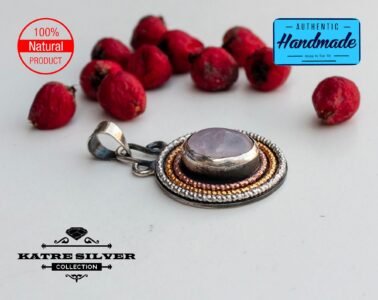 Raw Rose Quartz Pendant, Rose Quartz Necklace, Rose Quartz Jewelry, Pink Pendant, Quartz Necklace, Gemstone Pendant, Gift For Her - Image 4