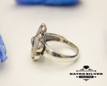 Unique Ruby Seashell Ring 925 Silver – Handmade Red Gemstone Boho Statement Ring July Birthstone Gift for Her - Image 6