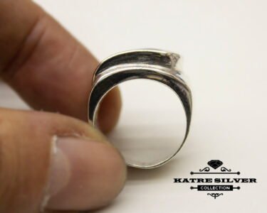 Shiny Silver Solid Ring, Shiny Silver Ring, Gift Item Ring, Shiny Ring, Stylish Ring, Heavy Ring, Summer Ring, Silver Solid Ring, Solid Ring - Image 9