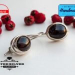 Natural Red Garnet Earrings, Dark Red Earrings, January Earrings, Red Garnet Earrings, Birthstone Earrings, Gemstone Earrings