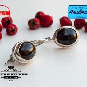 Natural Red Garnet Earrings, Dark Red Earrings, January Earrings, Red Garnet Earrings, Birthstone Earrings, Gemstone Earrings