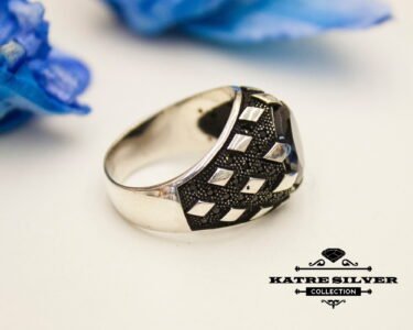 Unique Ottoman Black Onyx Ring 925 Silver – Handmade Turkish Signet Ring Vintage Men Jewelry Gift for Him - Image 6