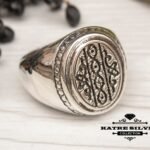 Mens Handmade Ring Turkish Handmade Silver Ottoman Mens Ring Boho Ring Boho Bohemian Men Ring Gift for Him 925k Sterling Silver Vintage Ring