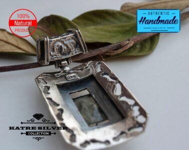 Green Rutile Pendant, Green Rutile Quartz, Rutile Quartz, Gemstone Pendant, Quartz Pendant, Quartz Necklace, Green Quartz, Natural Quartz - Image 7