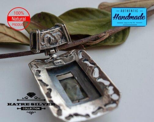 Green Rutile Pendant, Green Rutile Quartz, Rutile Quartz, Gemstone Pendant, Quartz Pendant, Quartz Necklace, Green Quartz, Natural Quartz - Image 7