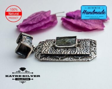 Green Rutile Pendant, Green Rutile Quartz, Rutile Quartz, Gemstone Pendant, Quartz Pendant, Quartz Necklace, Green Quartz, Natural Quartz - Image 4