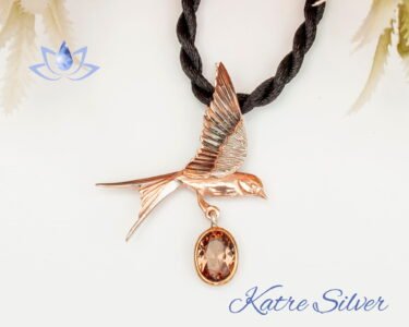 Color Change Stone Dove Bird Animal Earrings, Color Changing Designer Earrings, Animal Stud Earrings, Bird Earrings, Bird Lover Gift - Image 6