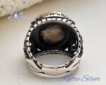 Mens Handmade Ring Turkish Handmade Silver Ottoman Mens Ring Agate Ring Agate Men Ring The Star of David Gift for Him 925k Sterling Silver - Image 8