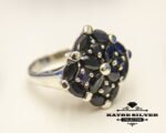 Unique Vintage Genuine Sapphire Ring, Unique Sapphire Ring, Handmade Ring, Statement Ring, Genuine Sapphire, Ladies Ring, Gift Ring - Image 5