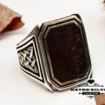 Snake Wood Turkish Mens Ring, Turkish Silver Ring, Ottoman Men Ring, Ottoman Mens Ring, Ottoman Ring, Men 925k Silver Ring, Unique Mens Ring