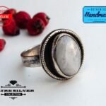 Handmade Women's Unique Moonstone Ring, Handmade Ring, Natural Moonstone, Moon Stone Ring, Designer Ring, Oval Moonstone Ring, Women Ring