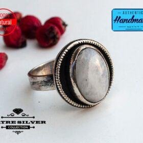 Handmade Women's Unique Moonstone Ring, Handmade Ring, Natural Moonstone, Moon Stone Ring, Designer Ring, Oval Moonstone Ring, Women Ring