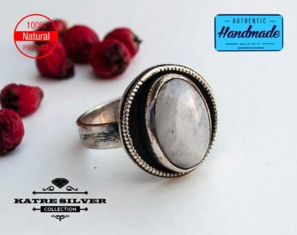 Handmade Women's Unique Moonstone Ring, Handmade Ring, Natural Moonstone, Moon Stone Ring, Designer Ring, Oval Moonstone Ring, Women Ring
