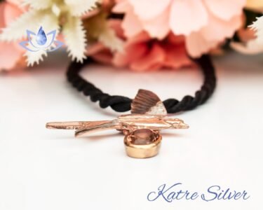 Changing Color Mood Stone Dove Bird Pendant, Color Change Custom Pendant, Antique Gemstone Vintage Pendant, Necklace Gift - Image 4